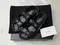 CHANEL シャネルスポーツサンダル キャビアスキン