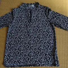 dis le début 花柄 長袖　オーバーブラウス