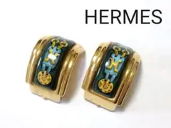 HERMES エルメス イヤリング エマイユ