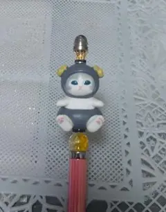 mofusand 黒ひつじにゃん 黒 ボールペン 1.0mm 黒
