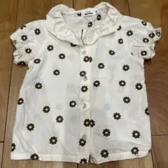 ペアマノン　花柄シャツ　　　100サイズ
