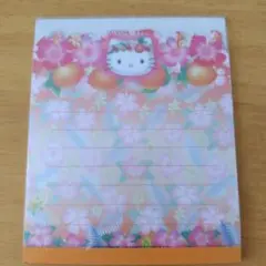 トロピカルキティ　メモ帳　ハローキティ2001