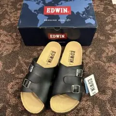 EDWIN サンダル 28.0cm EB1007 BLACK