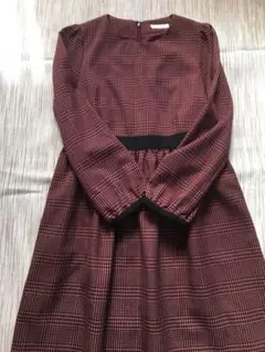 Vis チェック柄ワンピース