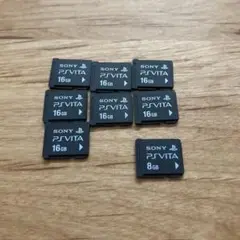SONY PS VITA メモリーカード 16GB×7 8GB×1