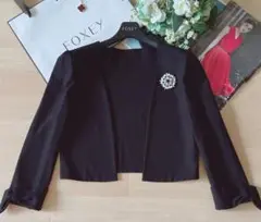 FOXEY 袖口リボンカーディガン 40 Rene フォクシー