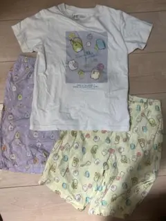 すみっコぐらし Tシャツとリラコ3点セット