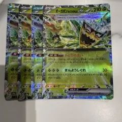 オーガポンみどりのめんex 4枚セット　rr