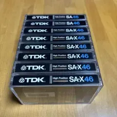 「TDK ハイポジション カセットテープ 8本セット 中古」