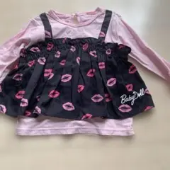BabyDoll キスマークプリント トップス 95cm以下