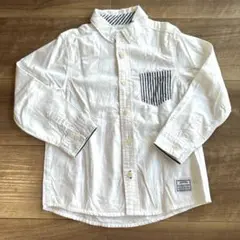 グローバルワーク　長袖シャツ　白　Mサイズ