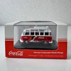OXFORD 1/76 VolkswagenT1 バス サーフボード付コカコーラ