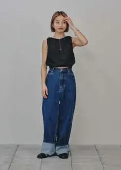 【タグ付き未使用】Washer Balloon Tanktop