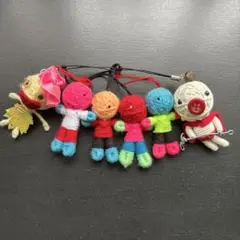 ブードゥー人形 キーチャーム 6体セット