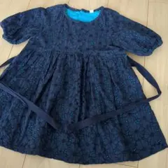 105cm 刺繍ワンピース　ユナイテッドアローズ　5分袖