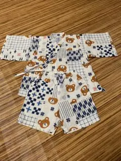 ミキハウス 浴衣 甚平 レトロ