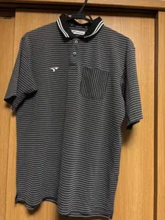 Mizuno ストライプ ポロシャツ