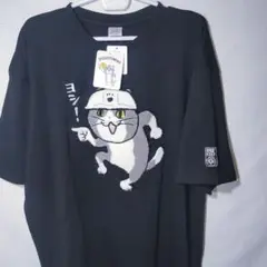 新品 Tシャツ 5L 仕事猫 前後 サガラ刺繍 バックプリント 半袖