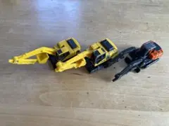 トミカ　キャタピラ重機3台まとめセット