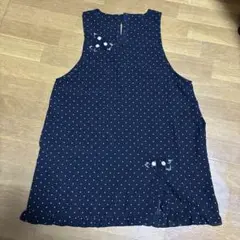 ドット柄エプロン