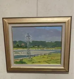 中村琢二、【沖縄の町】、豪華・希少画集画、新品高級額・額装付 中村琢二、【沖縄の町】、豪華・希少画集画、新品高級額・額装付