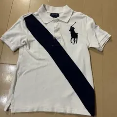 Polo Ralph Lauren ポロシャツ 8Tホワイトネイビー120130