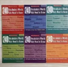 240 Vocabulary words kids need to know