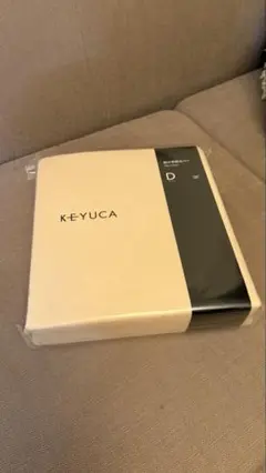 ケユカKEYUCAサテン掛け布団カバーダブルアイボリー無印