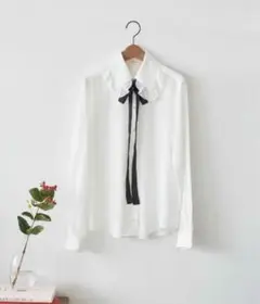 my apparel シルク ボウタイ ブラウス マイアパレル