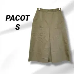 PACOT オリーブグリーン キュロット風スカート S