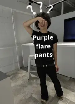 purple brand P004 スリムフィット　フレアデニム　31