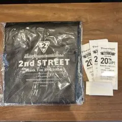 ✨新品✨セカンドストリート　黒トートバック　ノベルティ　２０％買取クーポン3枚