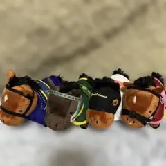 サラブレッドコレクション　馬服マスコットボールチェーン3 フルセット