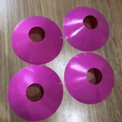 トレーニング用ピンクコーン4枚セット