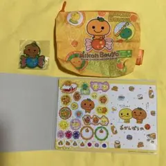 みかんぼうや　ぷっくりクリアめじるしチャーム　スイートポーチコレクション　シール