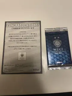 非売品 未開封 WCCF エクストラ キャンペーン　第2弾　当選カード 非売品 未開封 WCCF エクストラ キャンペーン 第2弾 当選カード