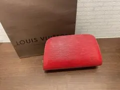 ルイヴィトン エピ LV ドーフィーヌPM ポシェット 化粧ポーチ レッド