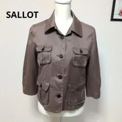SALLOT ブラウン テーラードジャケット