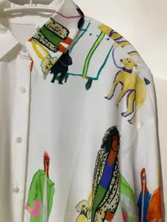 イラストシャツ、Lサイズ