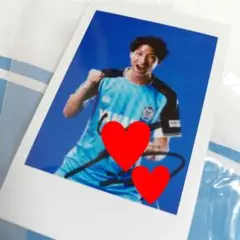 ジュビロ磐田　ラッフル　サイン入りチェキ　上夷選手