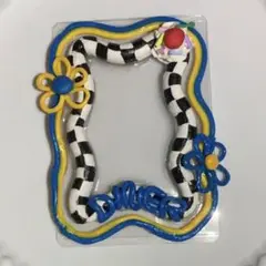 【試作品】クレイデコ　トレカケースデコ トレカデコ　ダイナー　チェック　うねうね
