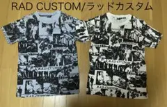 RAD CUSTOM/ラッドカスタム かっこいい総柄半袖Tシャツ ２枚組　150