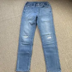 UNIQLO キッズデニム 150 ダメージ加工