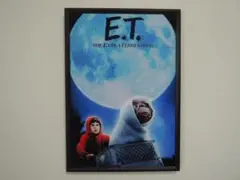 A4 額付き ポスター E.T. スピルバーグ 映画 イーティー ET