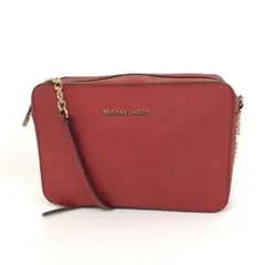 MICHAEL KORS マイケルコース チェーン ショルダーバッグ レッド