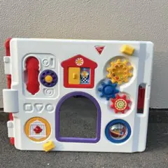 日本育児 ミュージカルキッズランドDXII カラフル 6枚パネル ベビーサークル