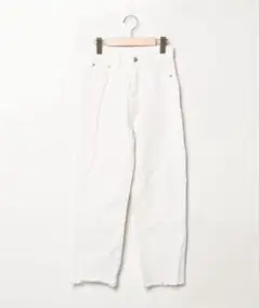 natural couture デニムパンツ　ホワイトS