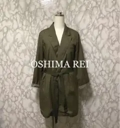 【美品】oshima rei ウール CPO シャツ コート レディース 美品】oshima rei ウール CPO シャツ コート レディース