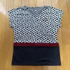 FILA ヒョウ柄 半袖Tシャツ VL2533