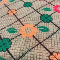 マルチカバー 昭和レトロ 当時物 インテリア アンティーク 当時物　花柄
